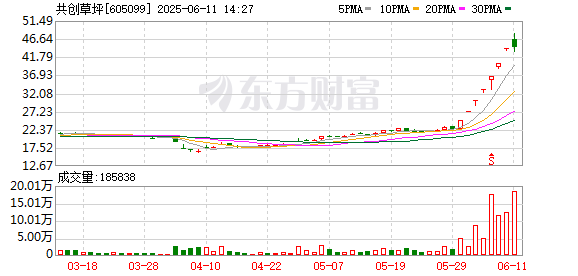 线上股票配资开户 7连板共创草坪：股价非理性波动特征极为显著